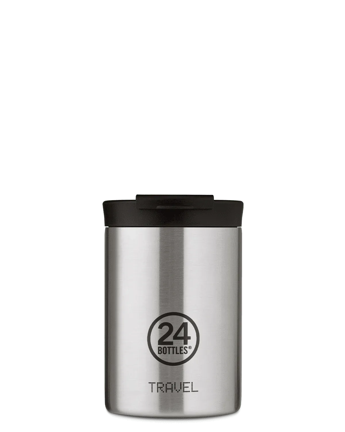 24Bottles® Travel Tubler Brushed Steel - Tazza Termica