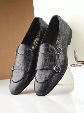 Alberto Torresi Genuine Leather Shoes Olve Monk Strap