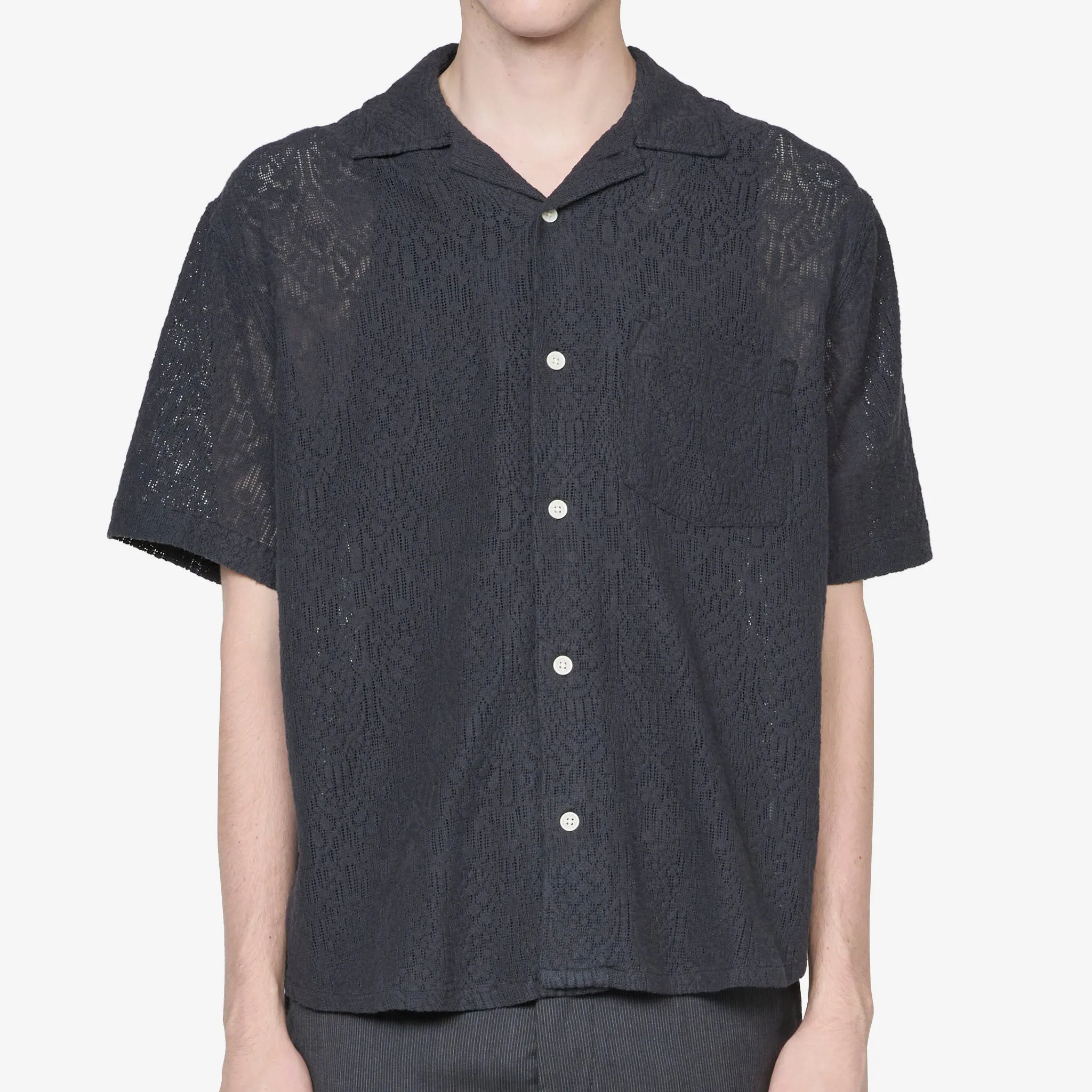 Alhambra Short Sleeve Camp Shirt Black