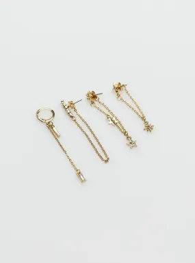 Bastian Earring Pack Gold