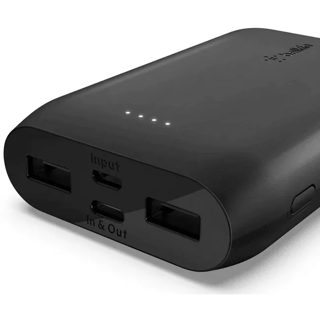 Belkin BoostCharge Charger 15W 10K Portable Power Bank Multi-Port