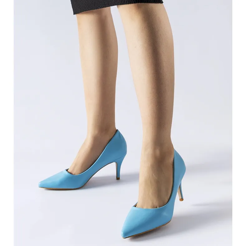 Blue Dominguez high heels