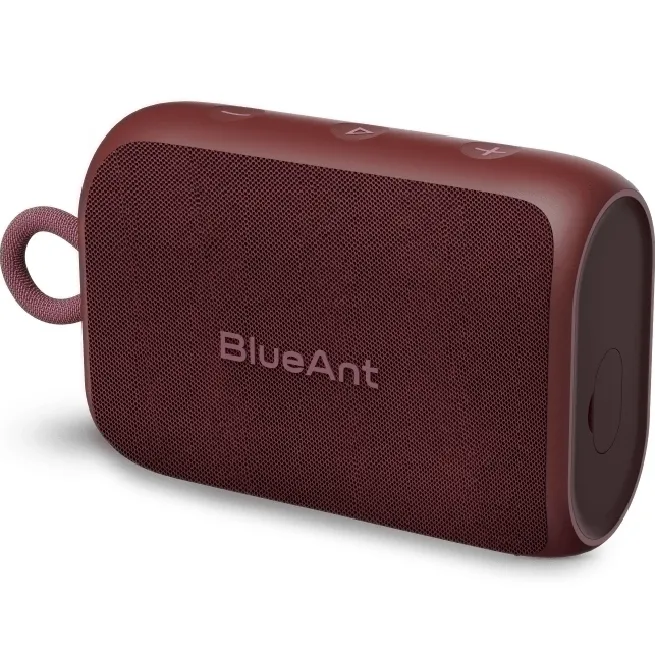 BlueAnt Mini X0i Bluetooth Speaker Portable 6 Watt 13 Hours Crimson Red