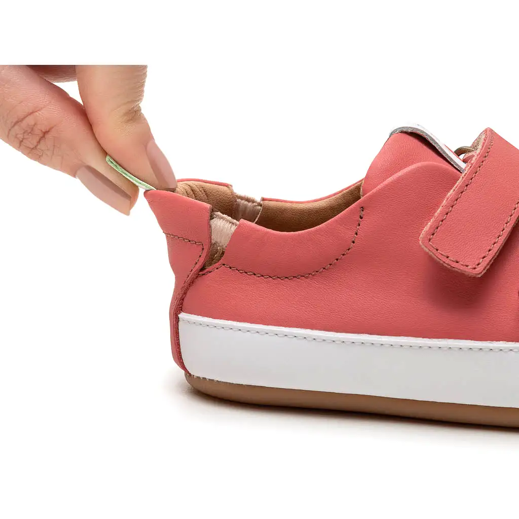 Bossy Sneakers - Coral Matte / White