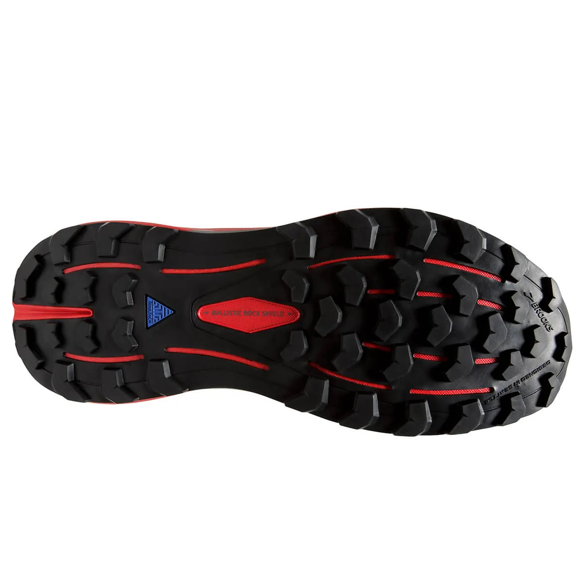 Brooks Cascadia 16 Mens | Black/fiery Red/blazing Yellow