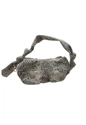 Chinese Laundry - Hobo Ruched Bag Natural Snake Print