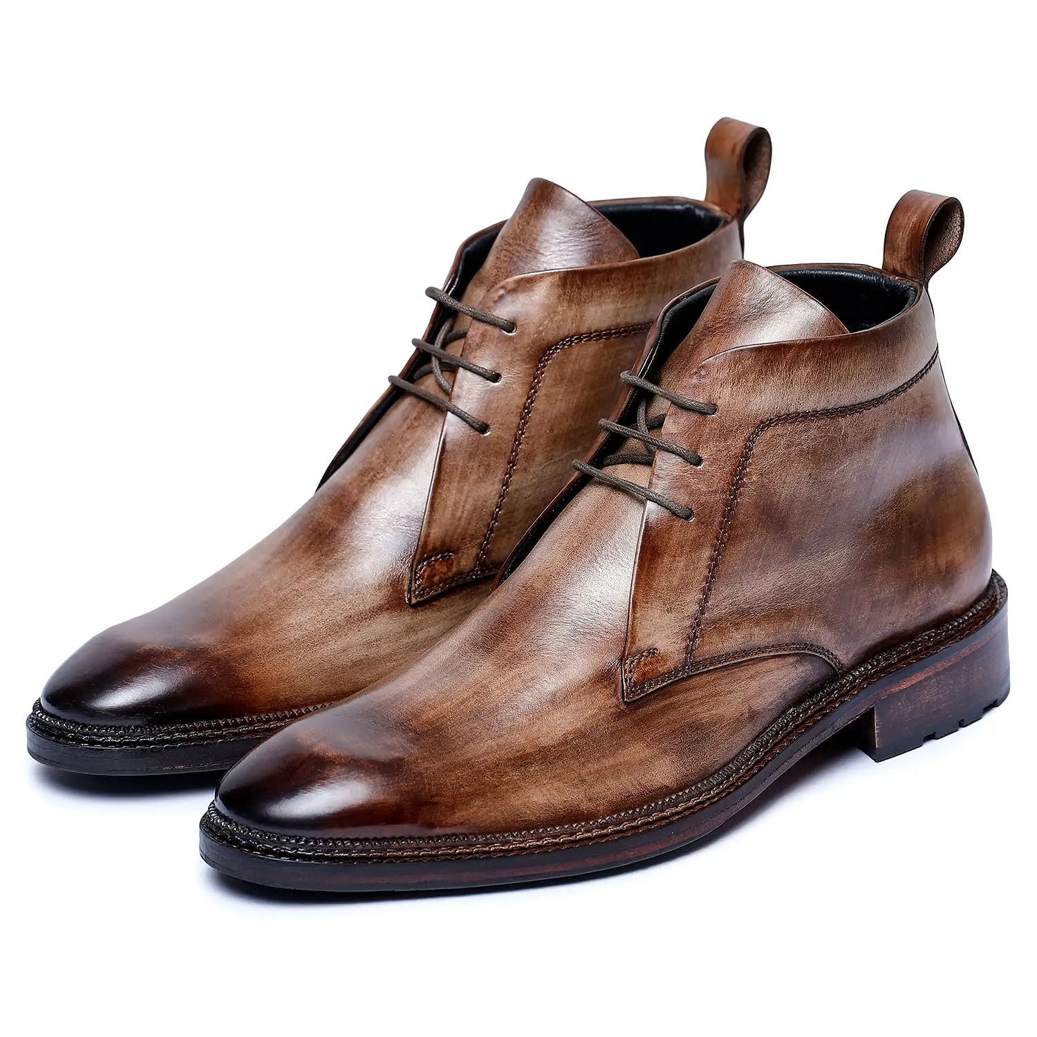 Classic Chukka Boots- Wooden