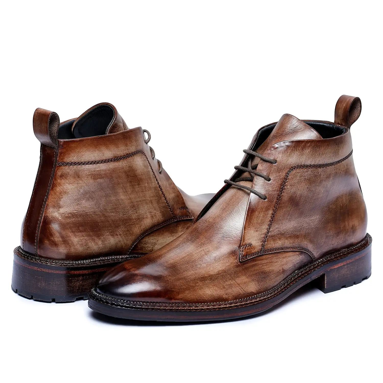 Classic Chukka Boots- Wooden