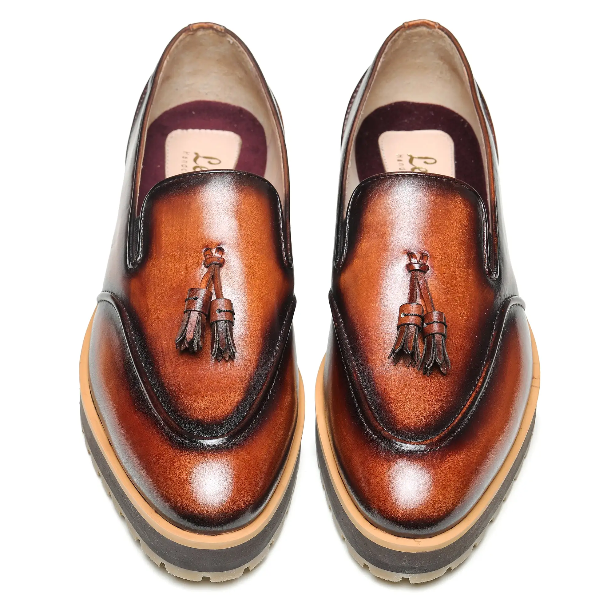 Classic Tassel Loafers - Tan