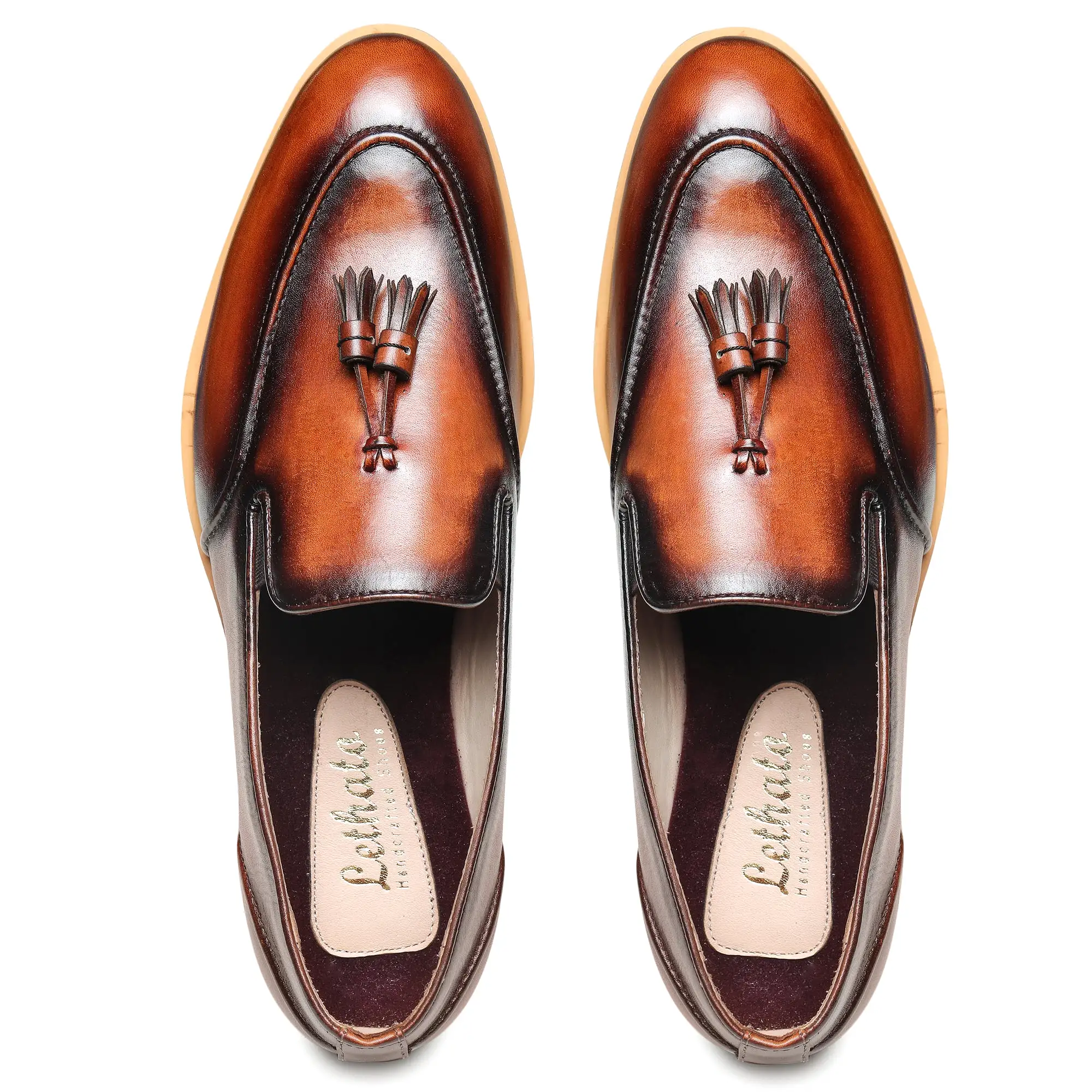 Classic Tassel Loafers - Tan