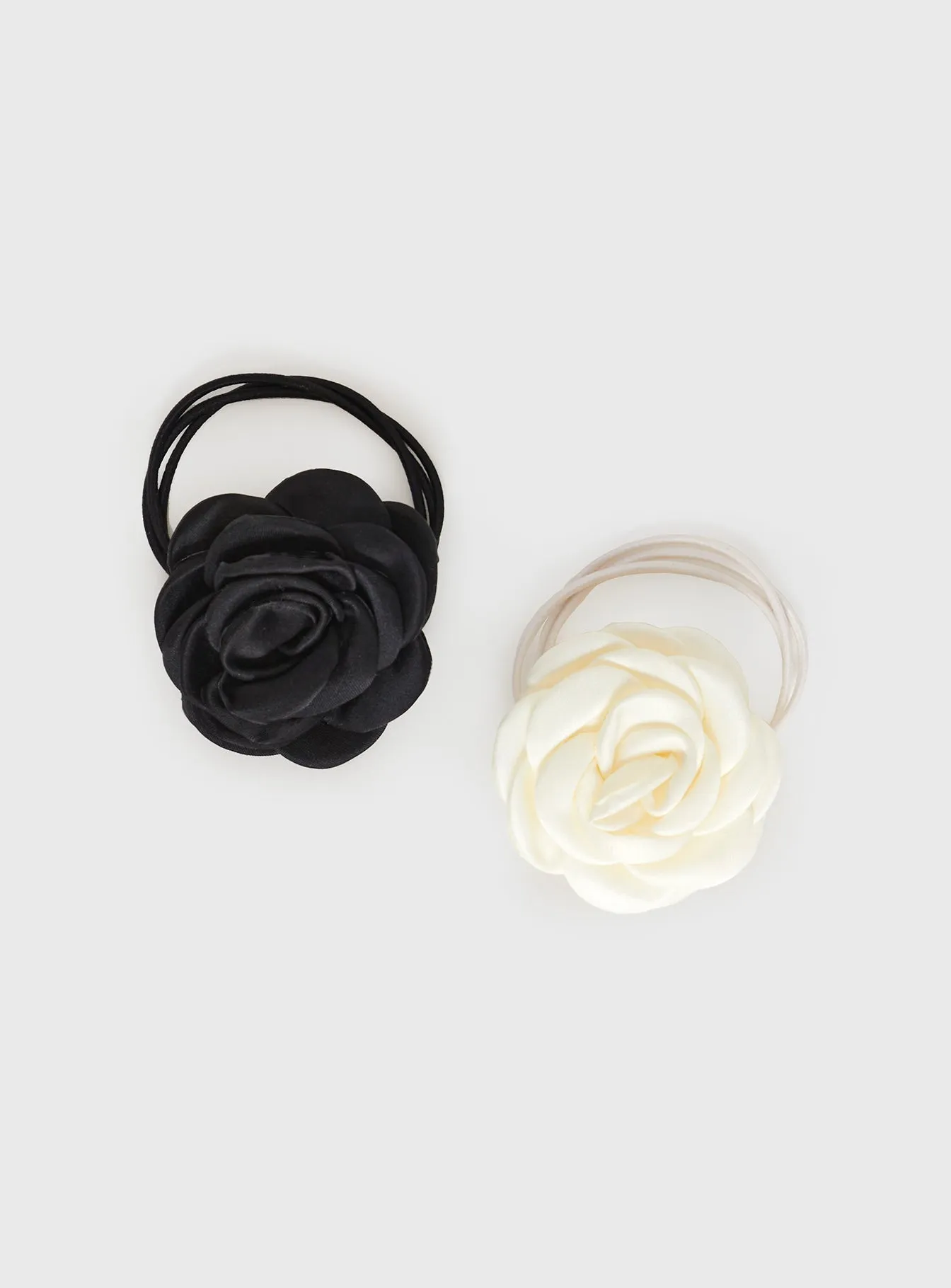 Clouded Flower Hair Tie Pack Multi