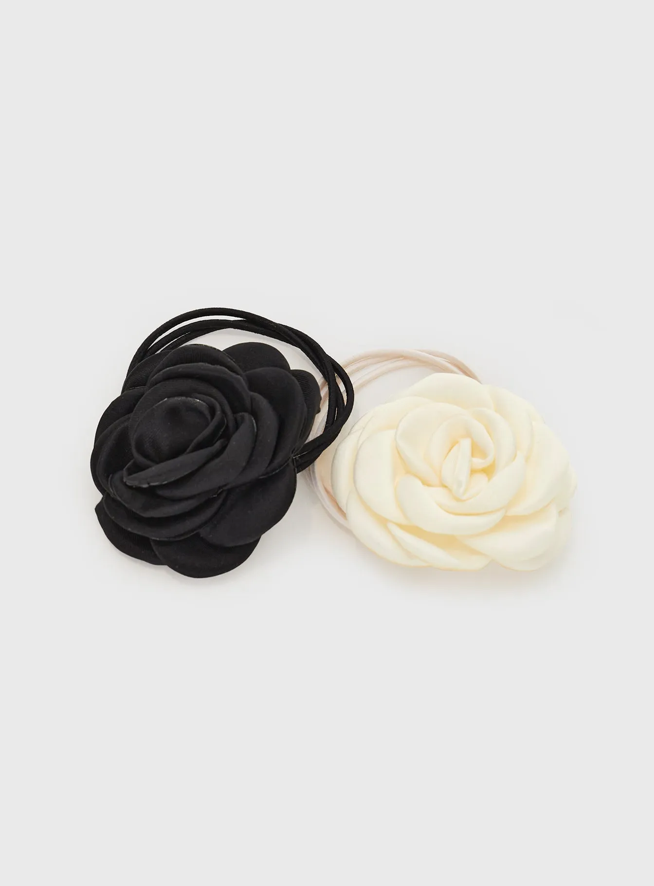 Clouded Flower Hair Tie Pack Multi