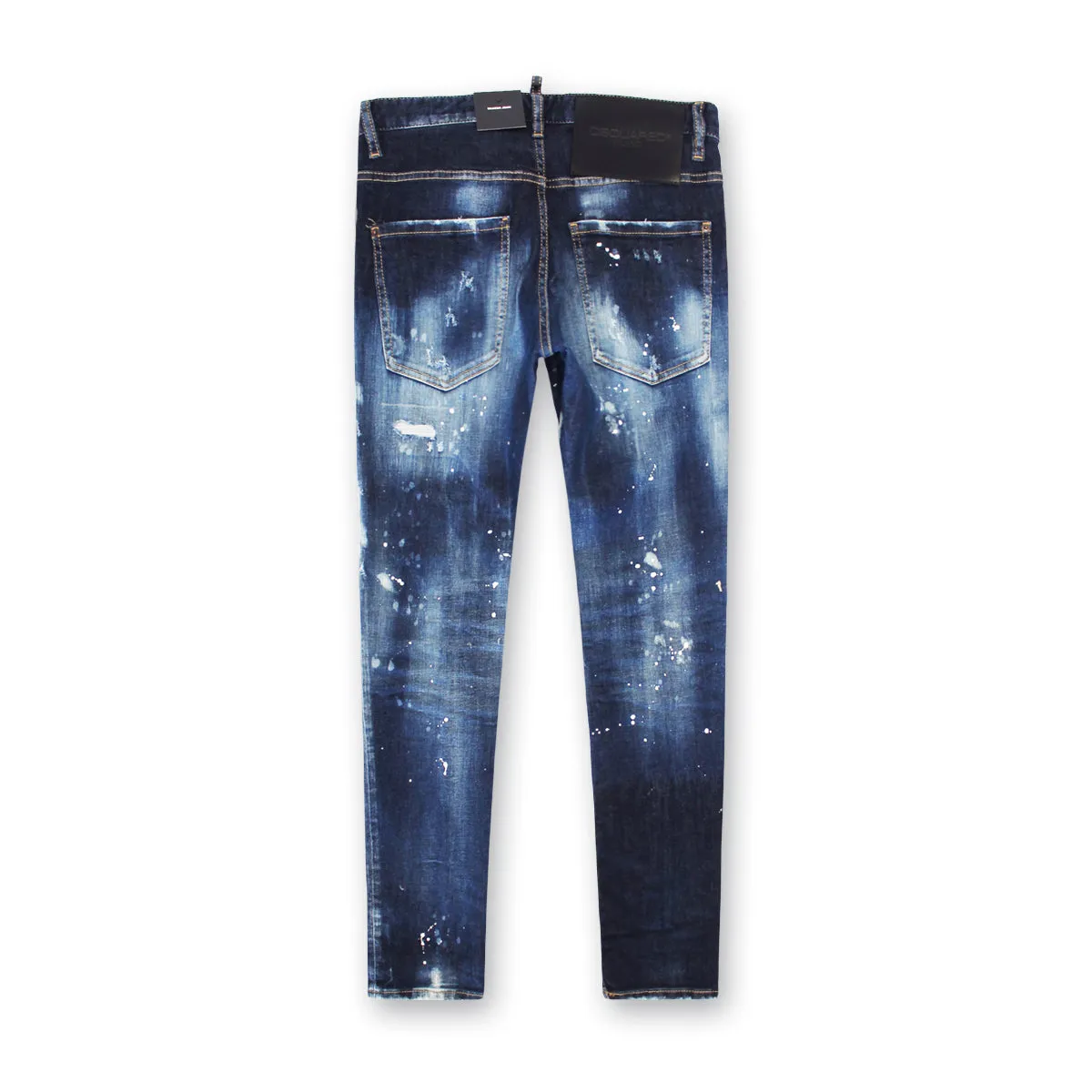 DSQUARED2 - Snowboard Wash Skater Jeans in Dark Blue