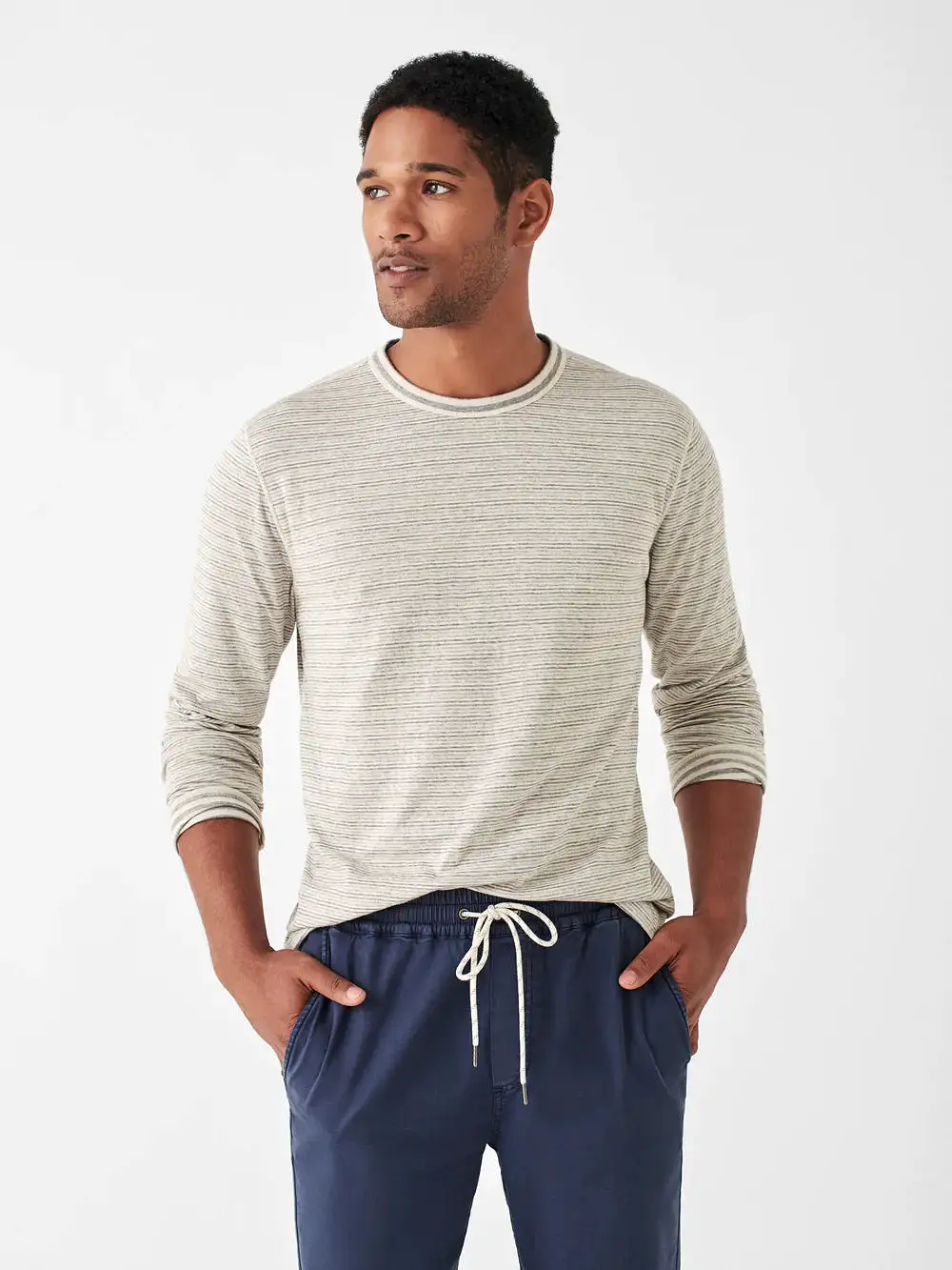 FAHERTY Cloud Long Sleeve Reversible Tee