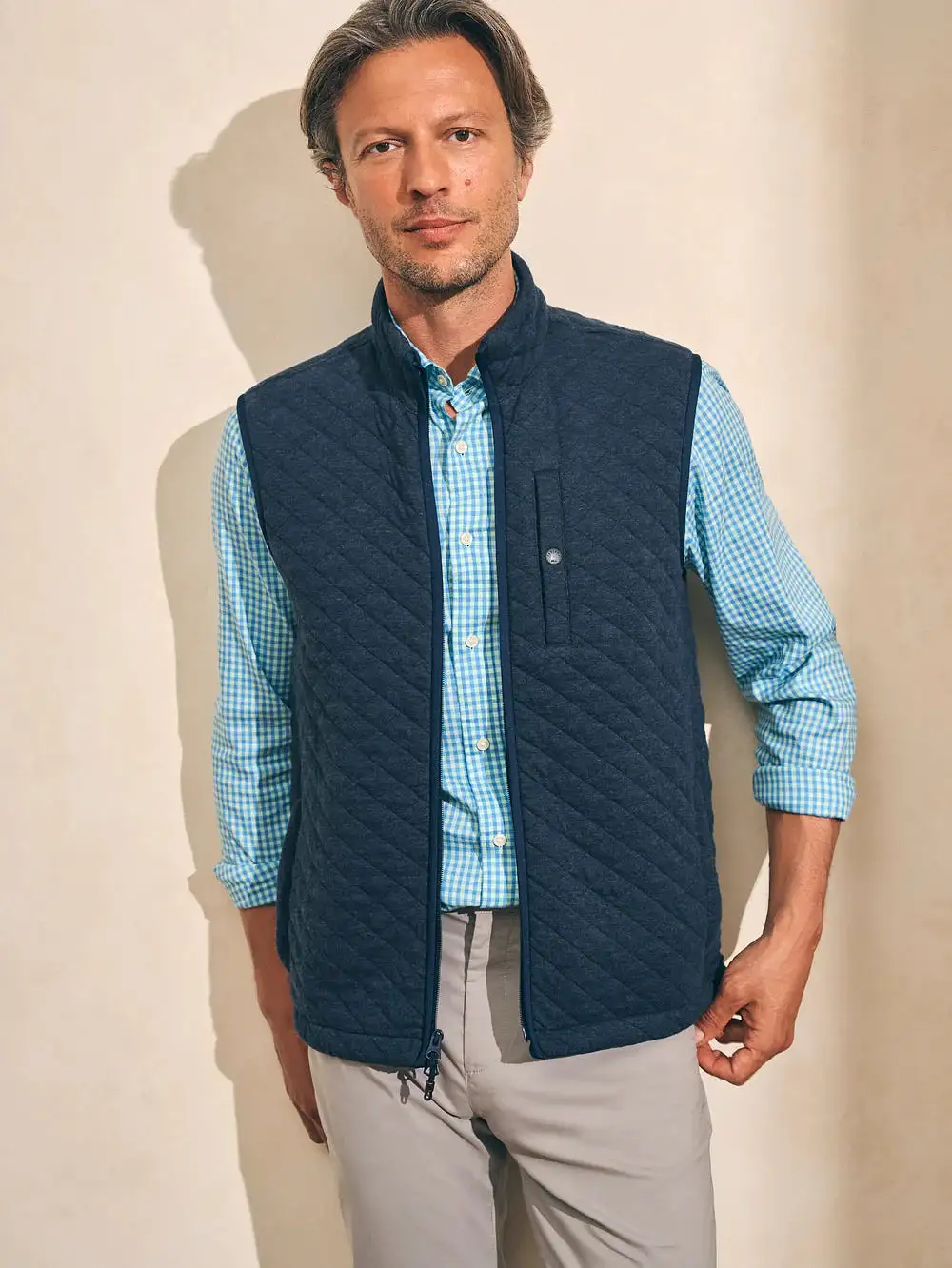 FAHERTY Epic Quilted Fleece Vest