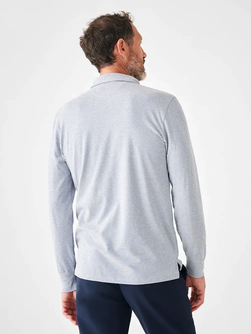 FAHERTY Movement Long Sleeve Polo