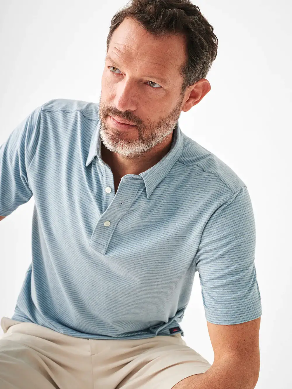 FAHERTY Movement Short Sleeve Polo