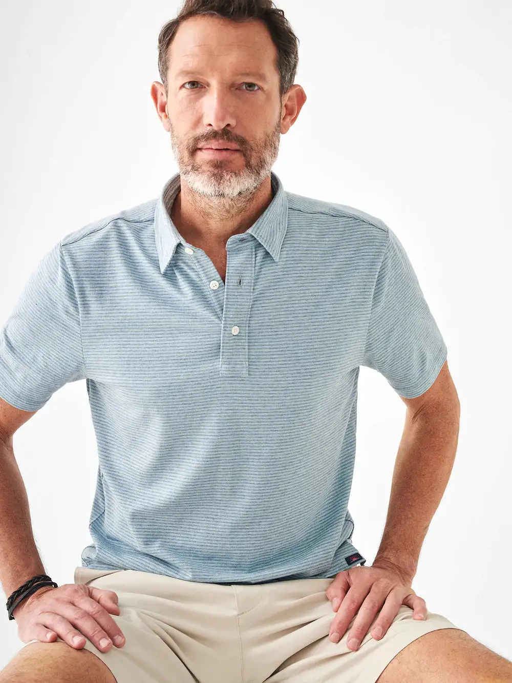 FAHERTY Movement Short Sleeve Polo