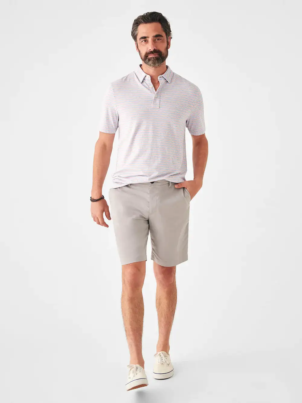 FAHERTY Movement Short Sleeve Polo