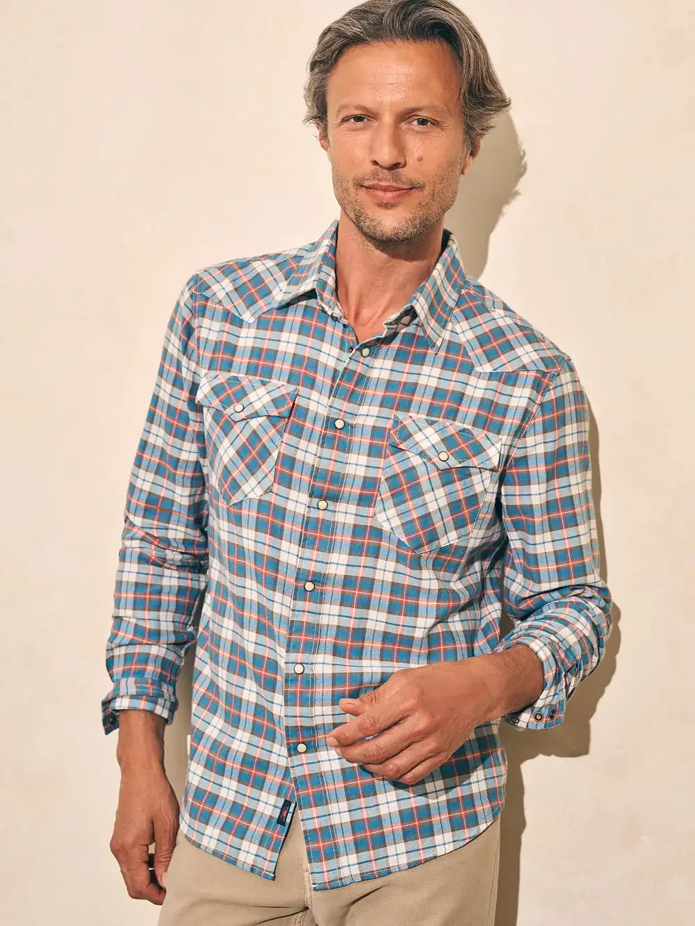 FAHERTY Twill Western Shirt