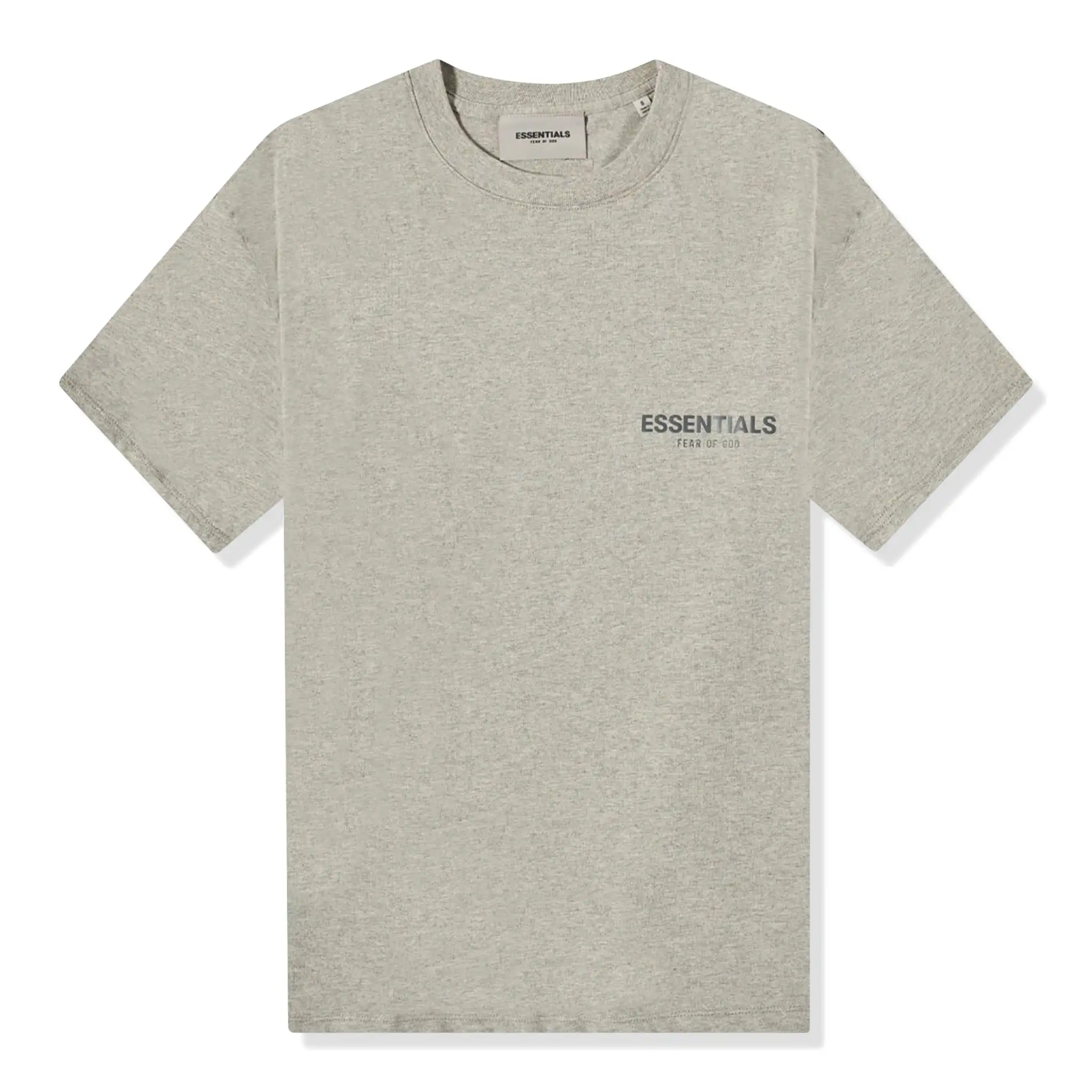 Fear Of God Essentials Core Collection Dark Heather Oatmeal T-Shirt