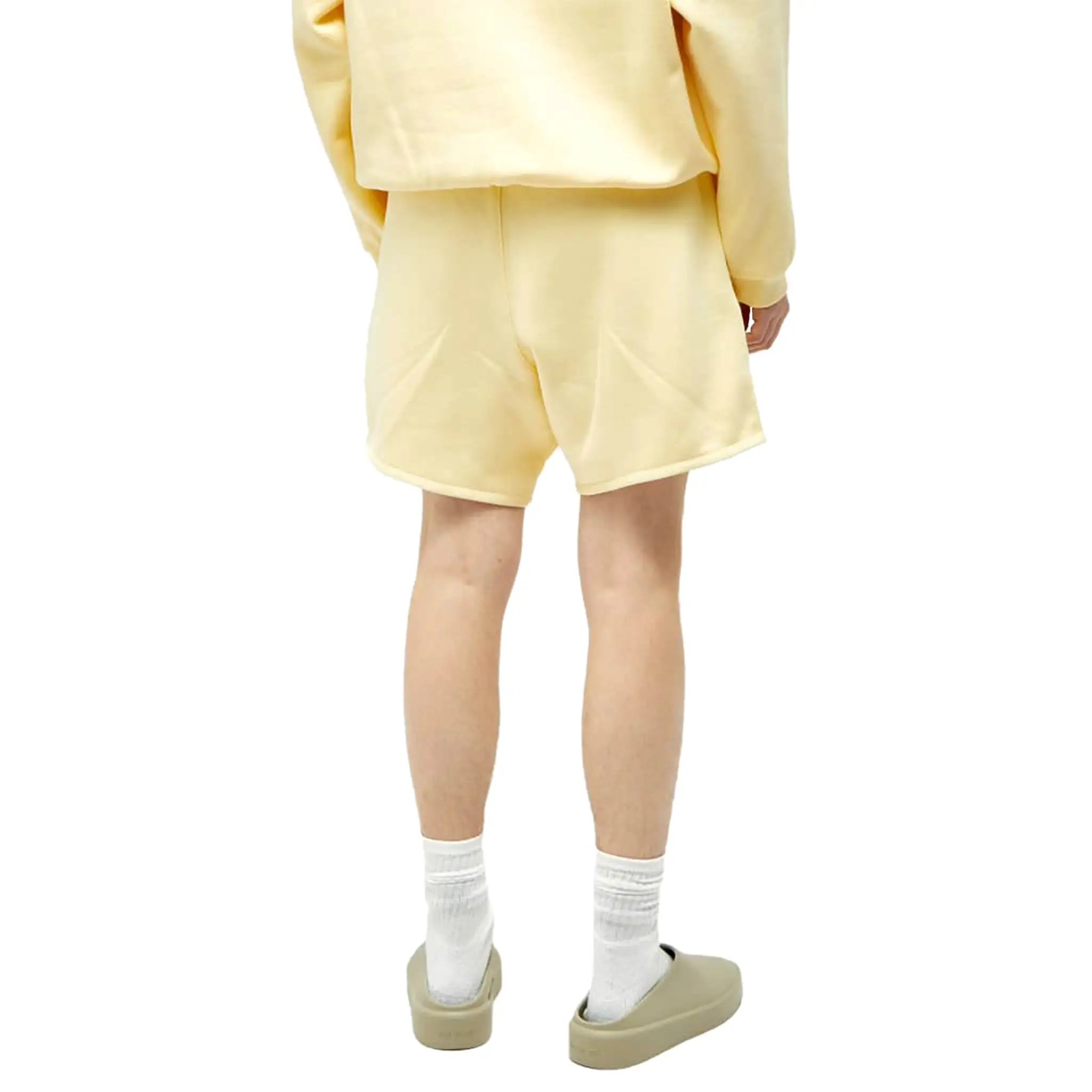 Fear Of God Essentials Garden Yellow Shorts (FW23)