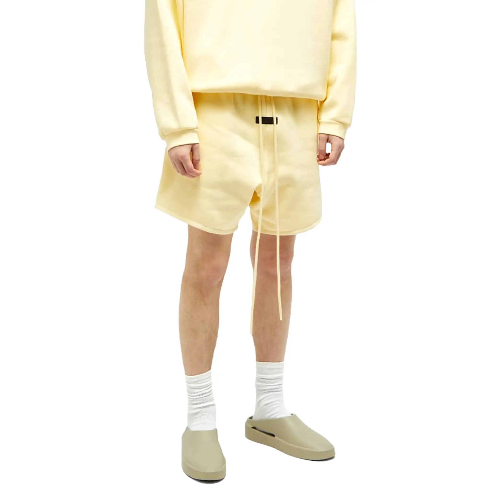 Fear Of God Essentials Garden Yellow Shorts (FW23)