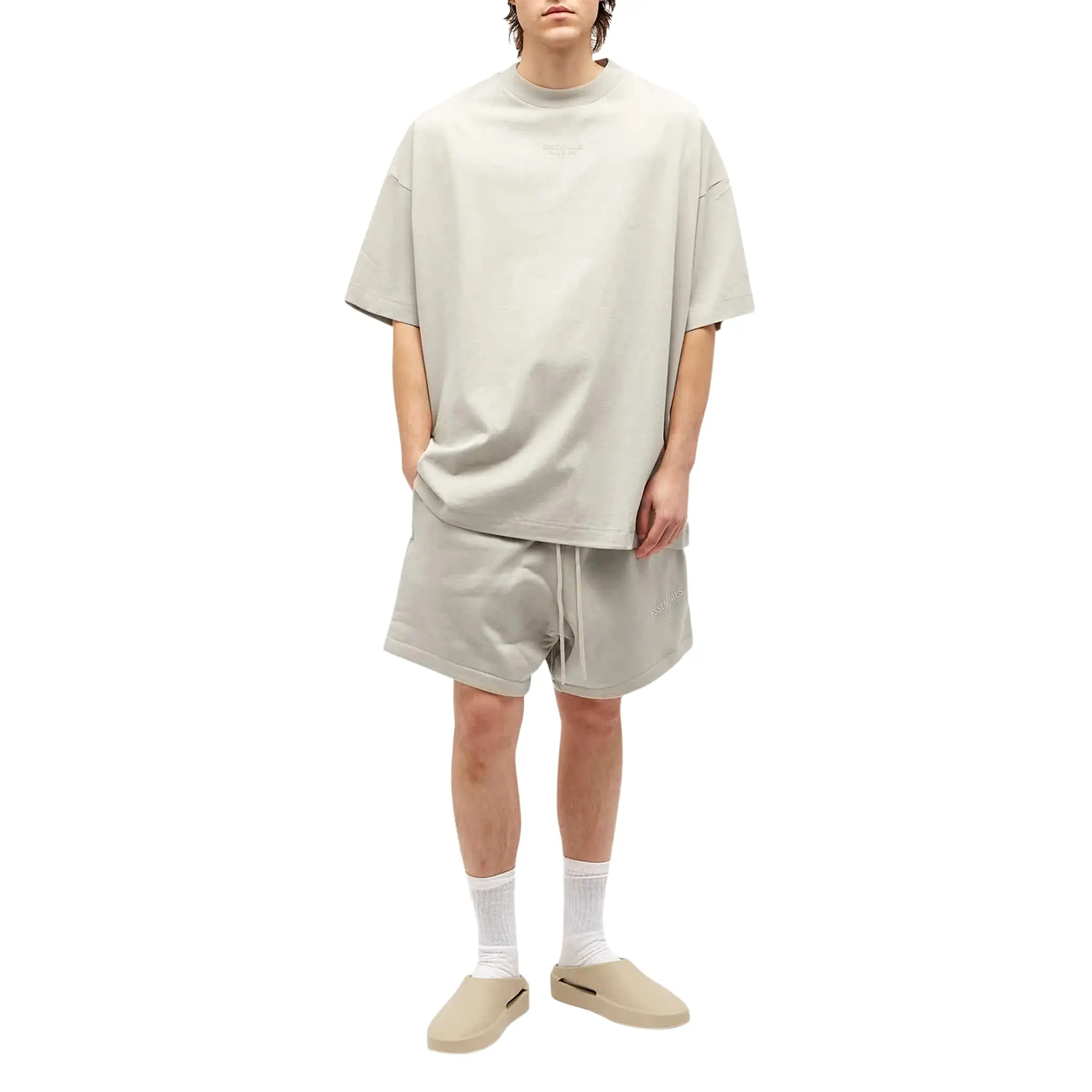 Fear Of God Essentials Silver Cloud T Shirt (FW23)