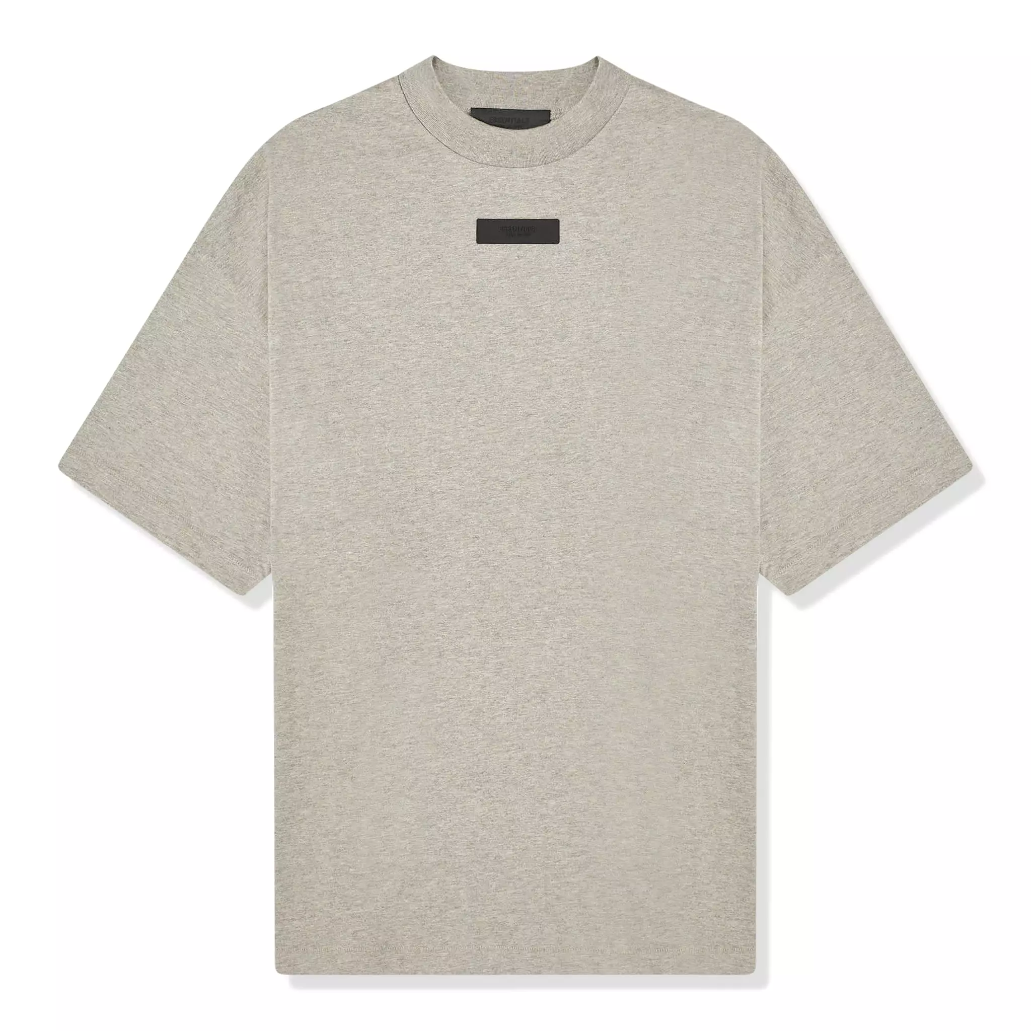 Fear of God Essentials SS Dark Heather Oatmeal T Shirt (FW23)