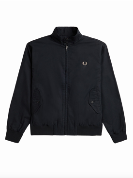 Fred Perry Harrington Jacket/Black - New SS24