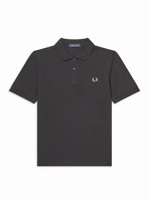 Fred Perry One Colour Shirt/Black/Chrome - CORE SS23