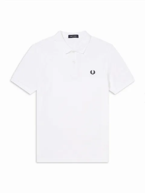 Fred Perry One Colour Shirt/White - CORE SS24