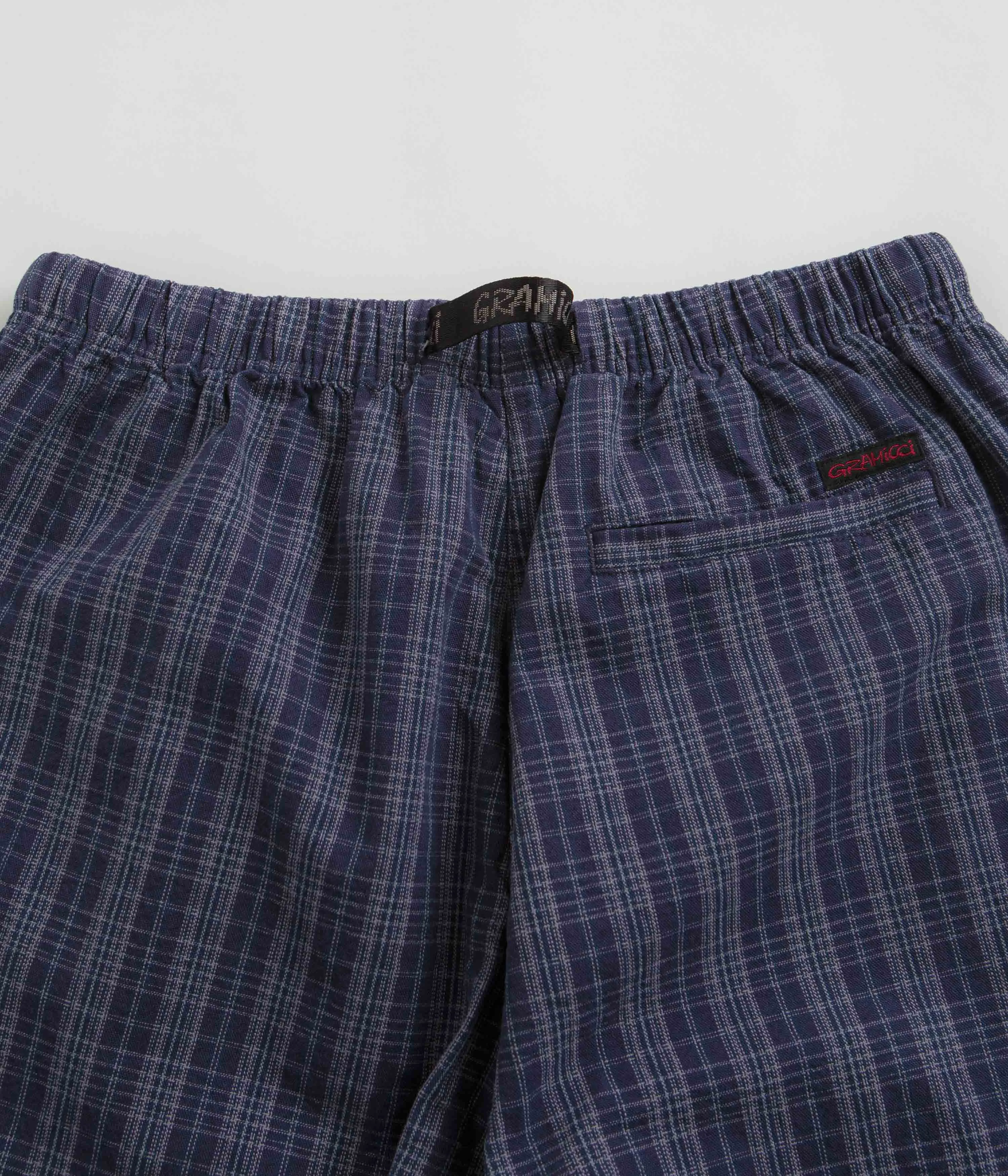 Gramicci OG Yarn Dye Dobby Plaid Jam Shorts - Deep Twilight