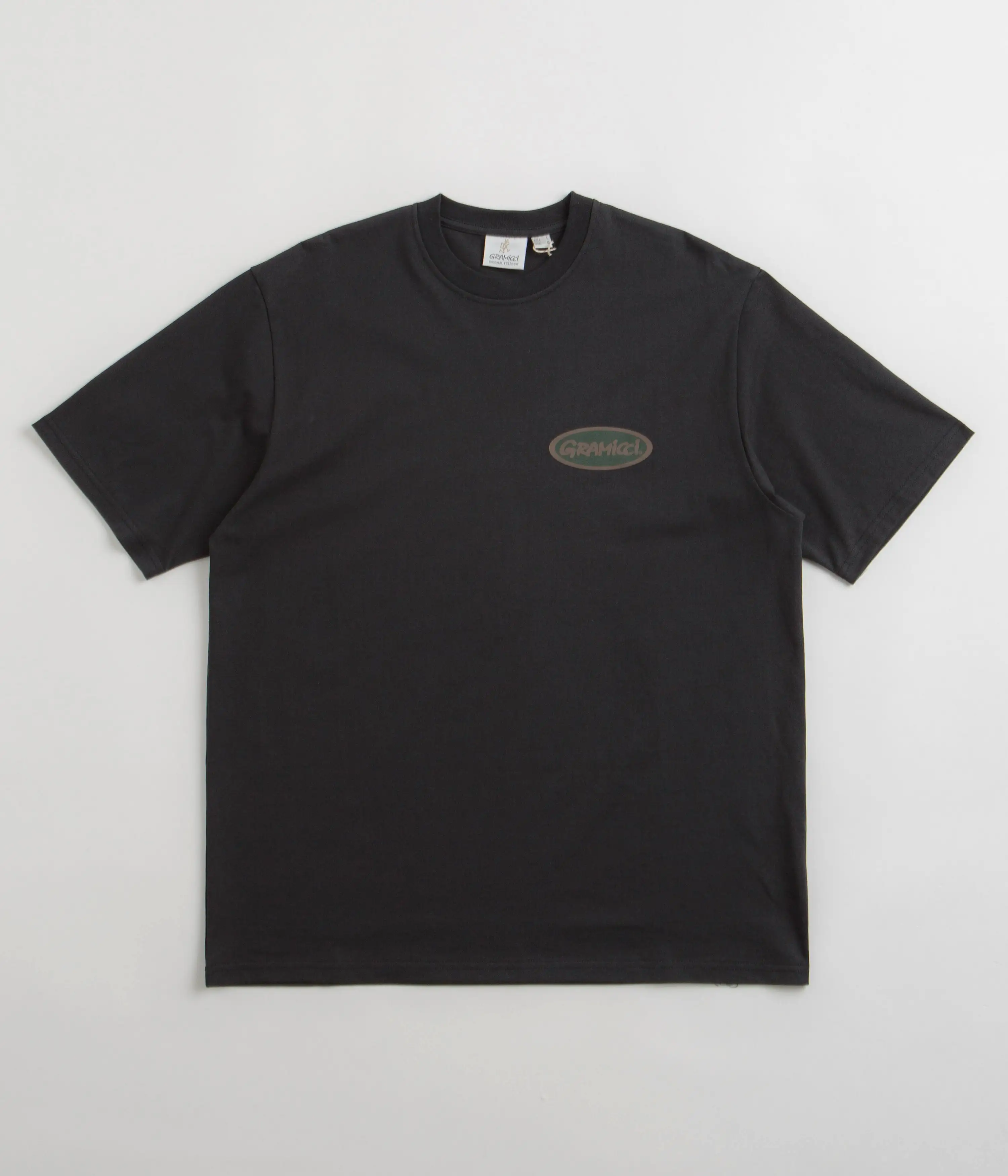 Gramicci Oval T-Shirt - Vintage Black / Green