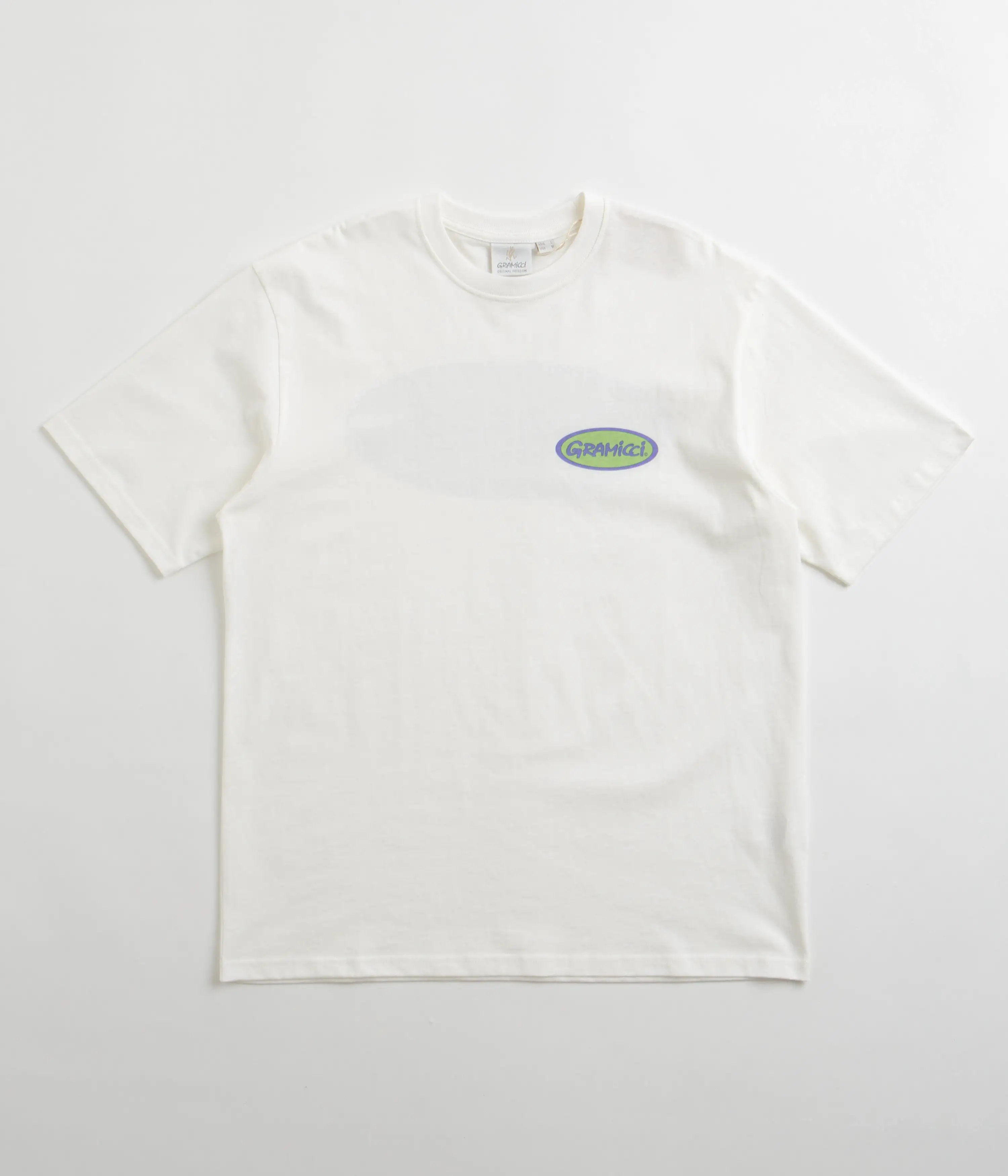 Gramicci Oval T-Shirt - White / Green