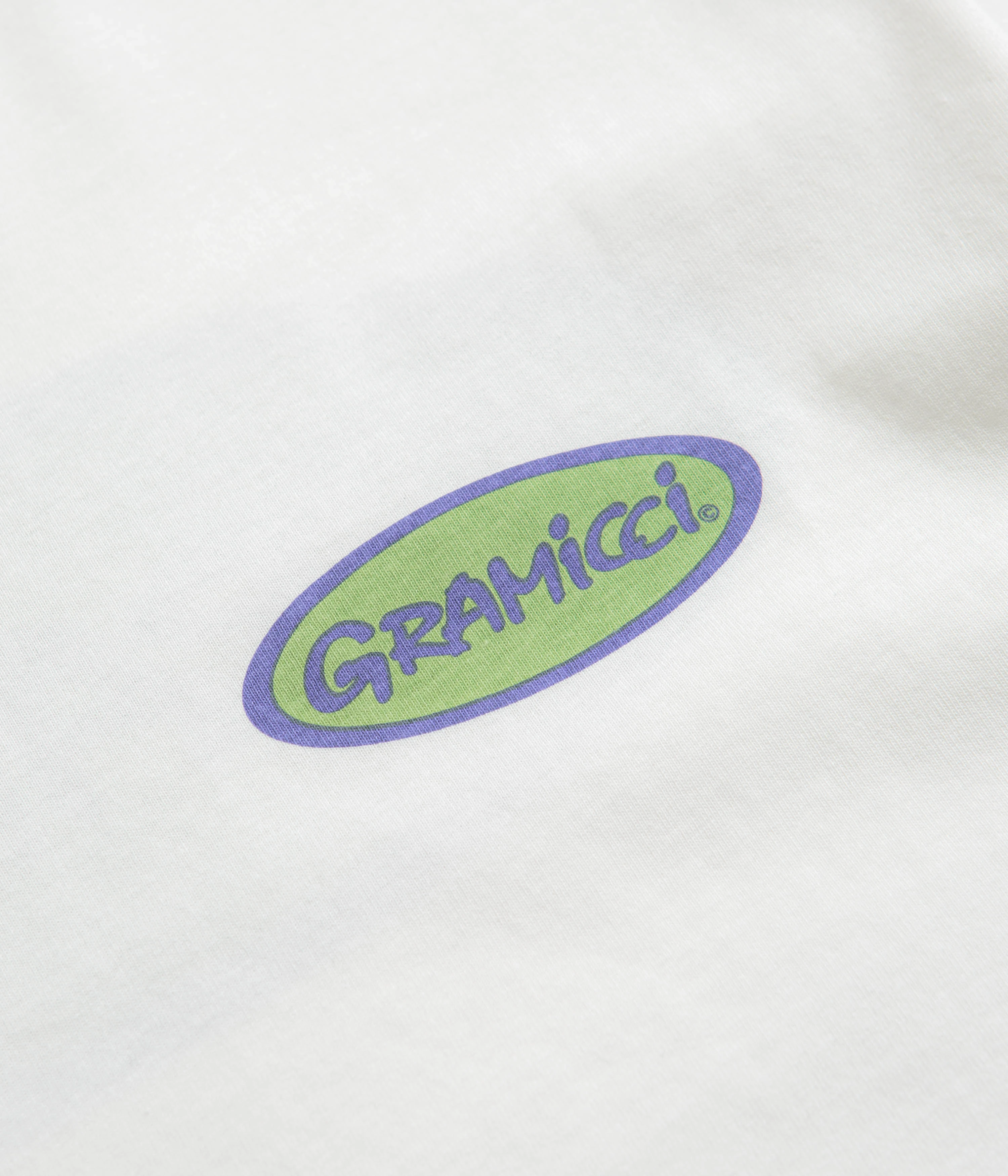 Gramicci Oval T-Shirt - White / Green