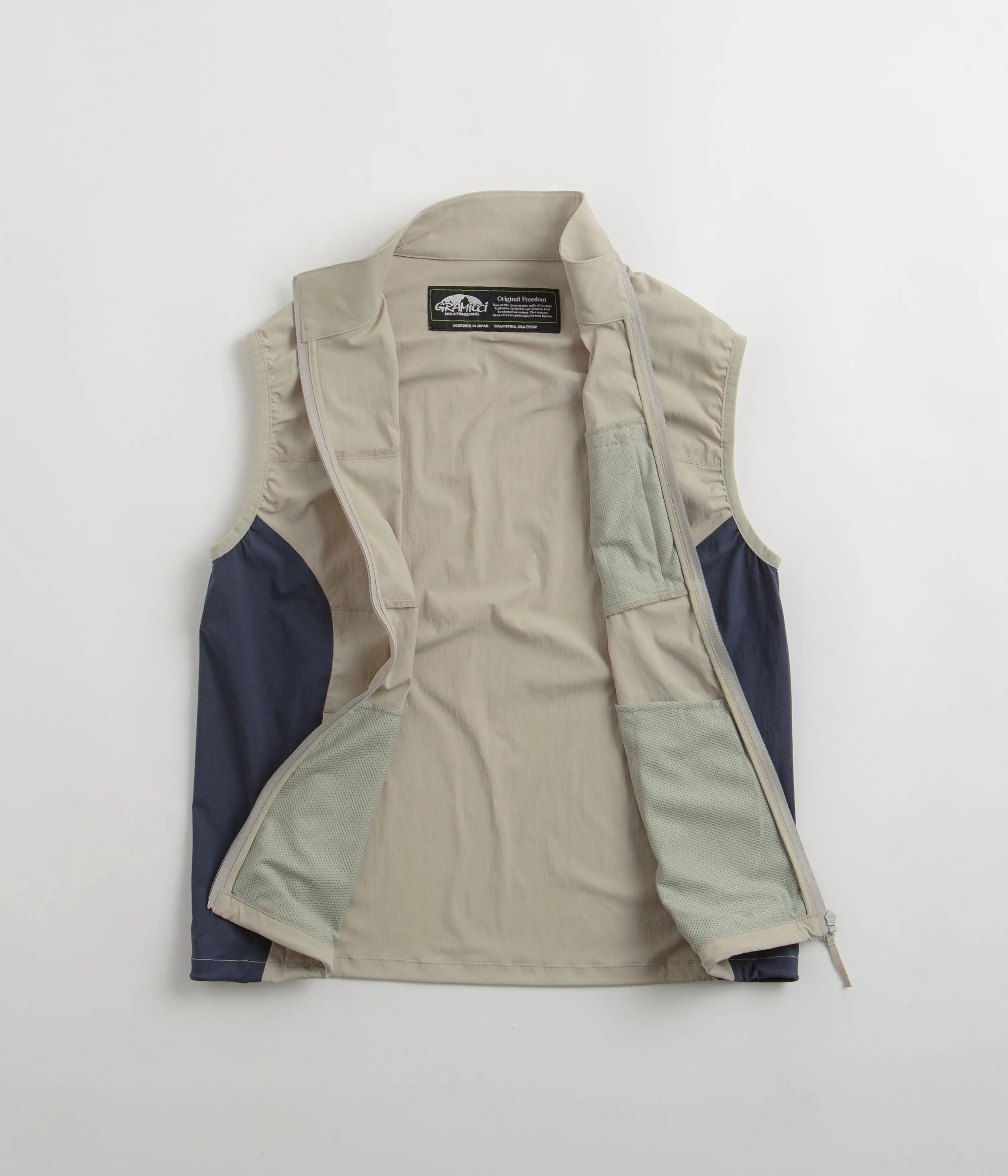 Gramicci Softshell Nylon Vest - Stone Grey