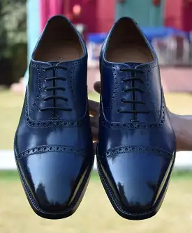 Grant Sapphire Handmade Leather Shoes