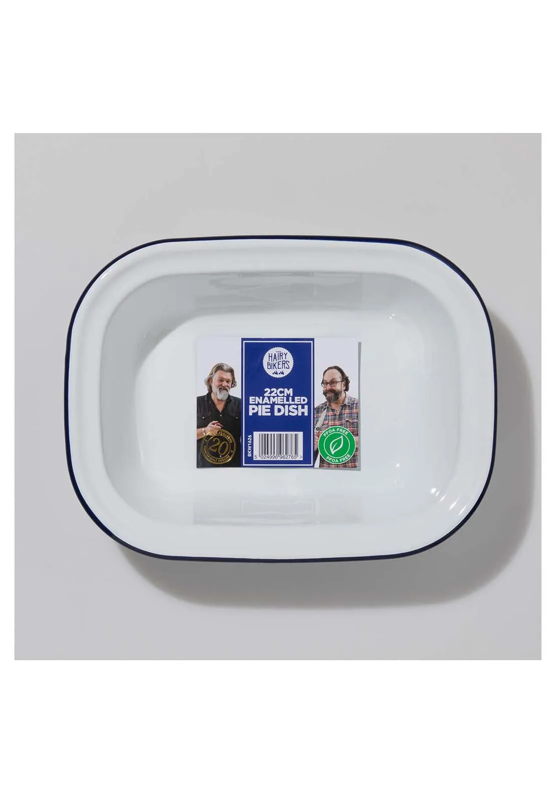 Hairy Bikers Enamelled Dish - White