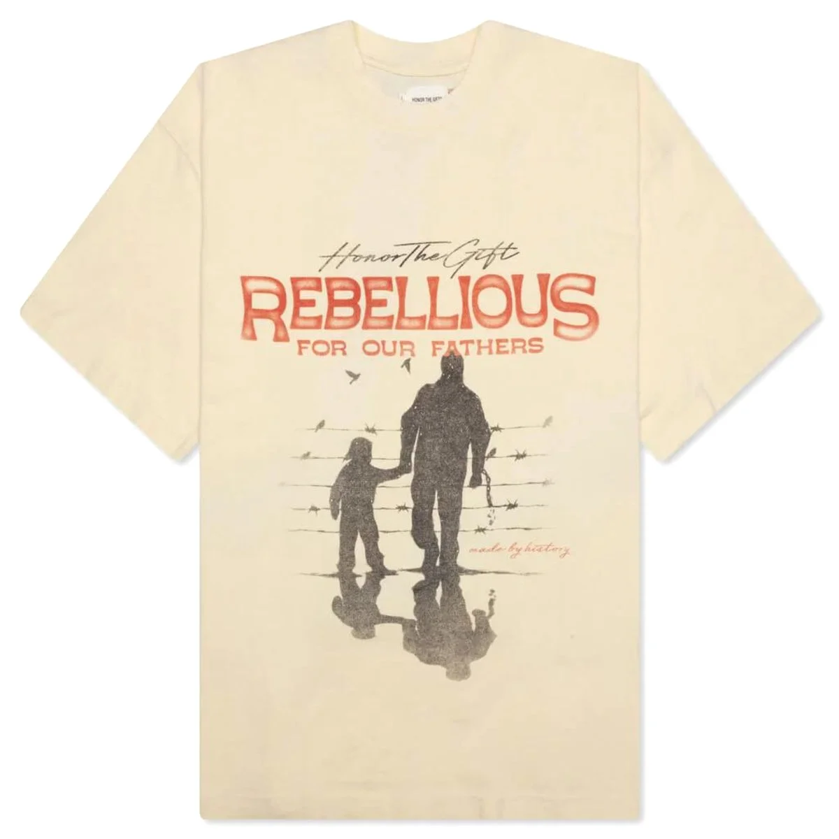 Honor The Gift Men's Rebellious For Our Fathers Tee Bone Shirt