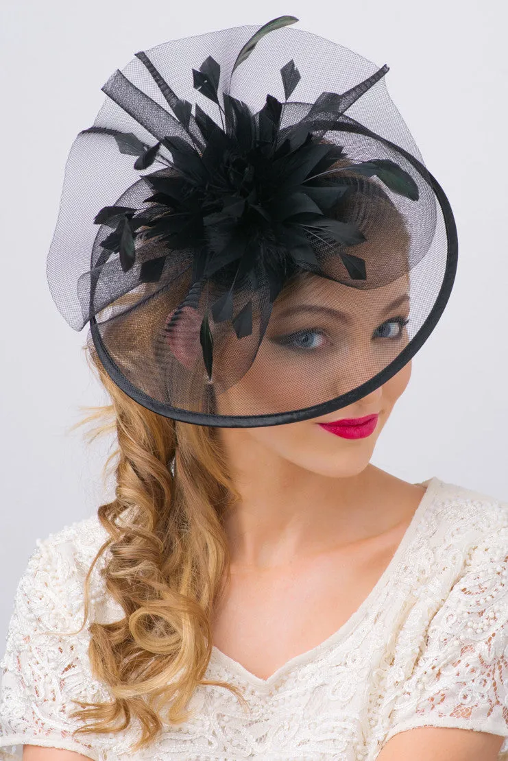 Isla Fascinator - Black