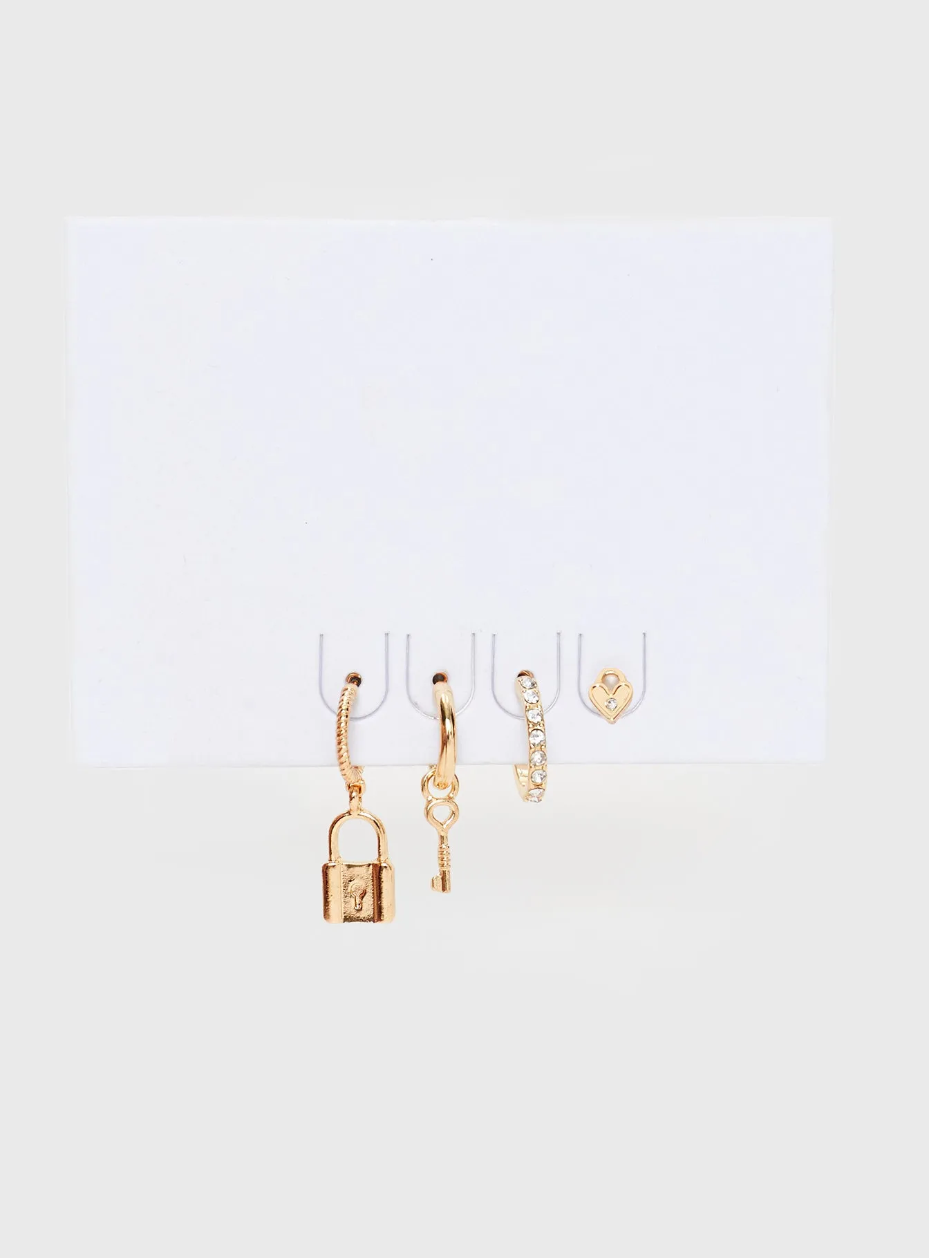 Jeaney Earring Pack Gold