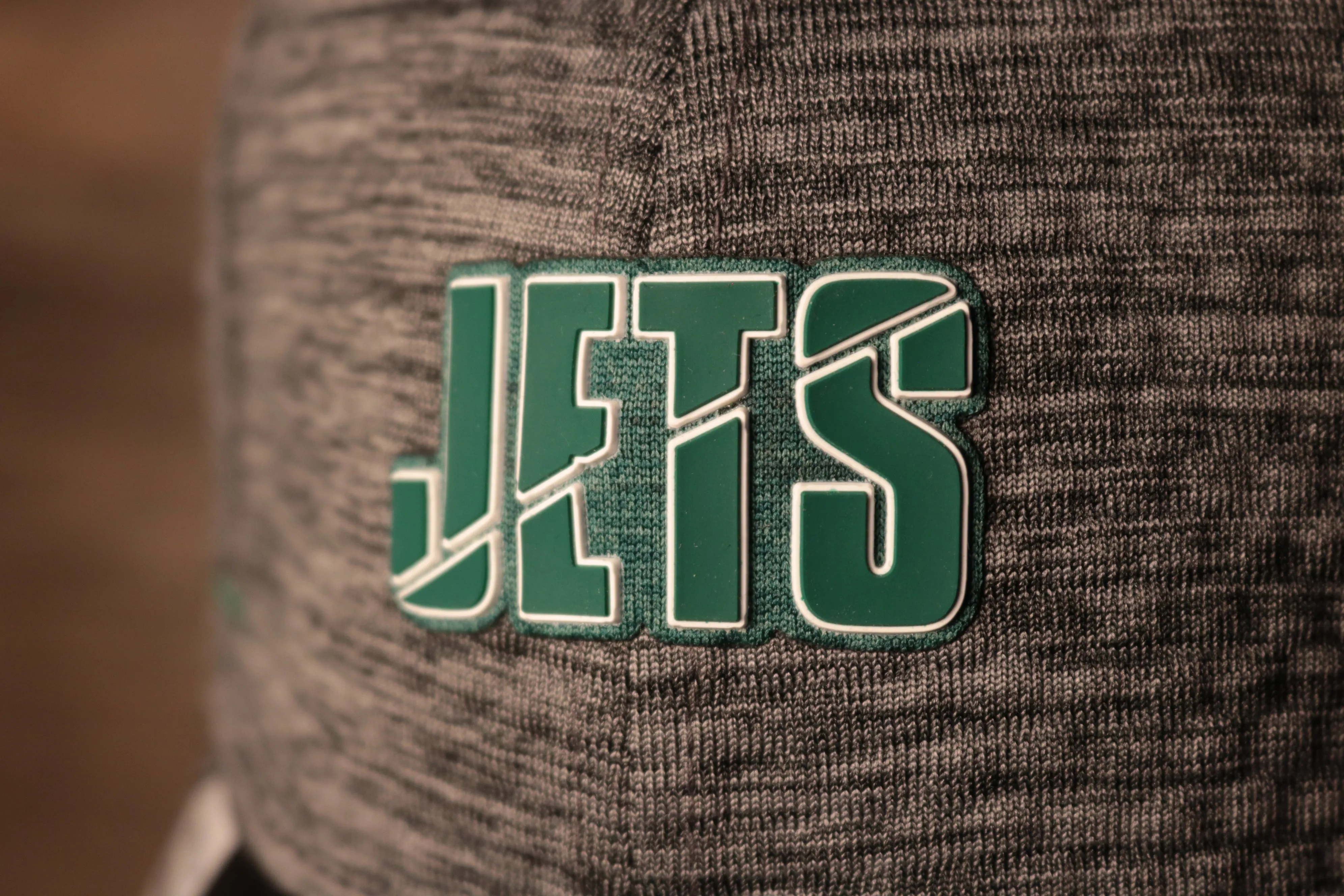 Jets 2020 Training Camp Flexfit | New York Jets 2020 On-Field Grey Training Camp Stretch Fit