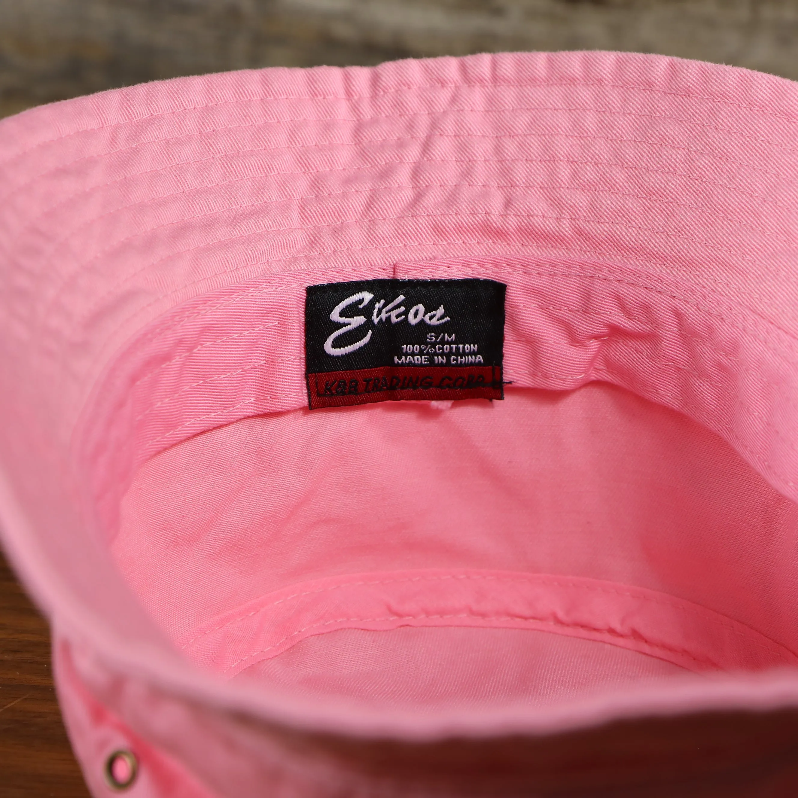 KB ETHOS | BUCKET HAT | SOLID COLOR BUCKET HAT | PINK SMALL / MEDIUM