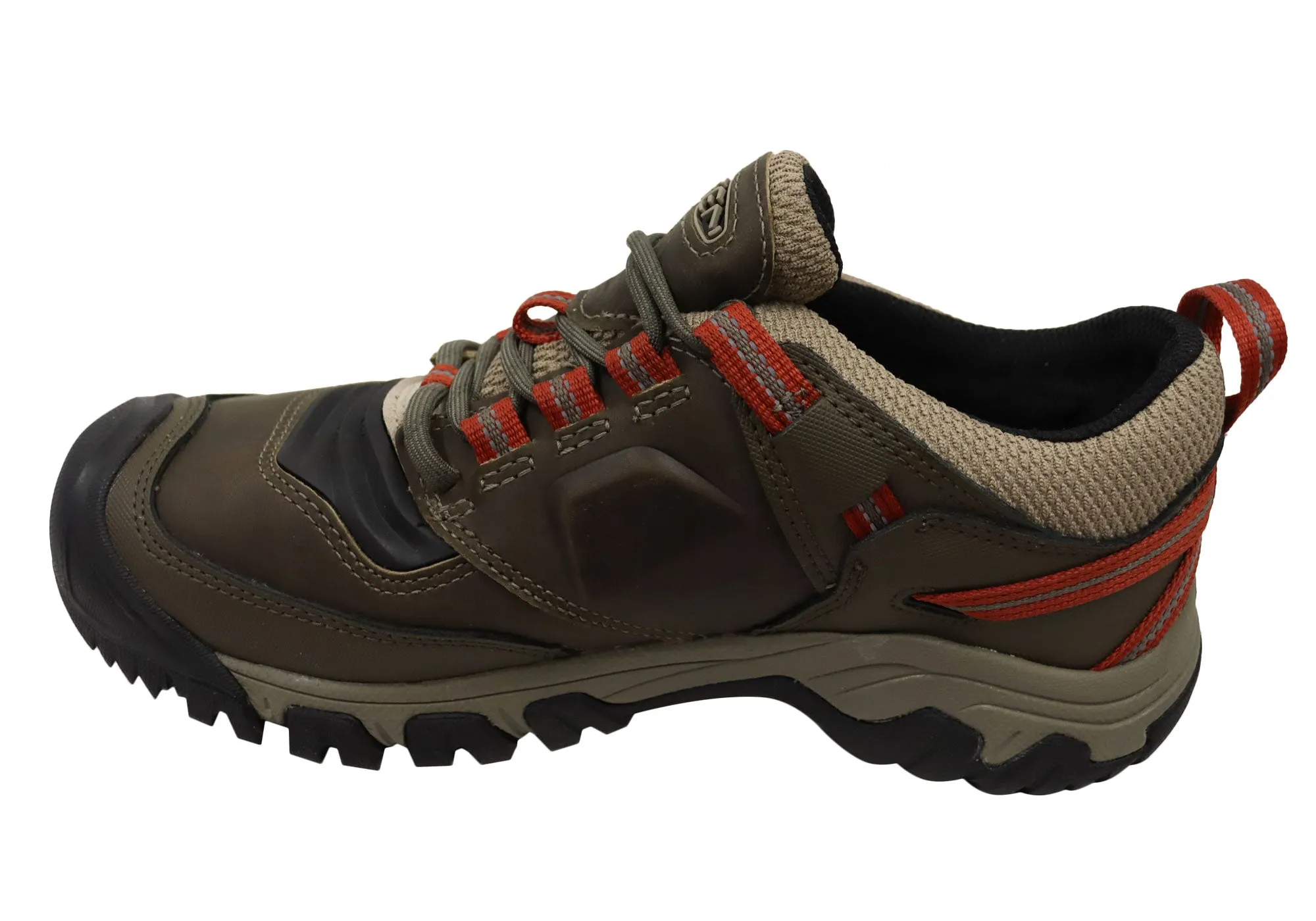 Keen Mens Ridge Flex Waterproof Comfortable Leather Hiking Shoes