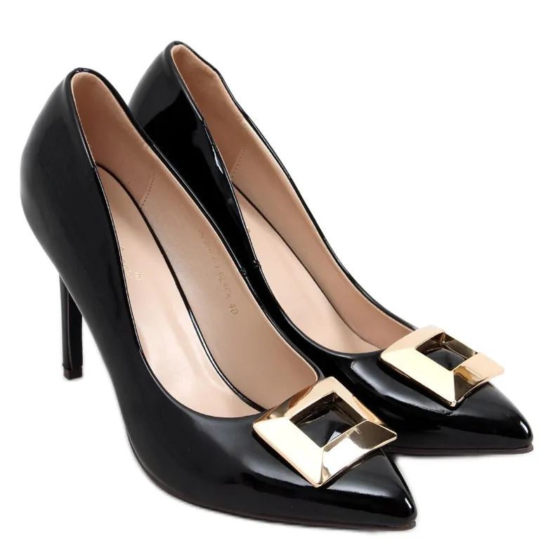 Lacquered high heels Margaret Black