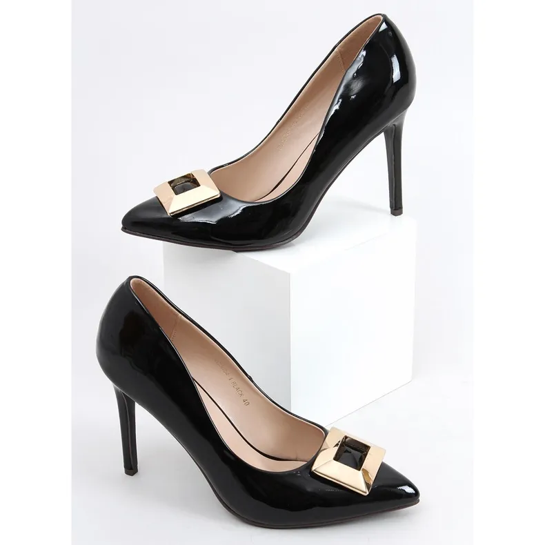 Lacquered high heels Margaret Black