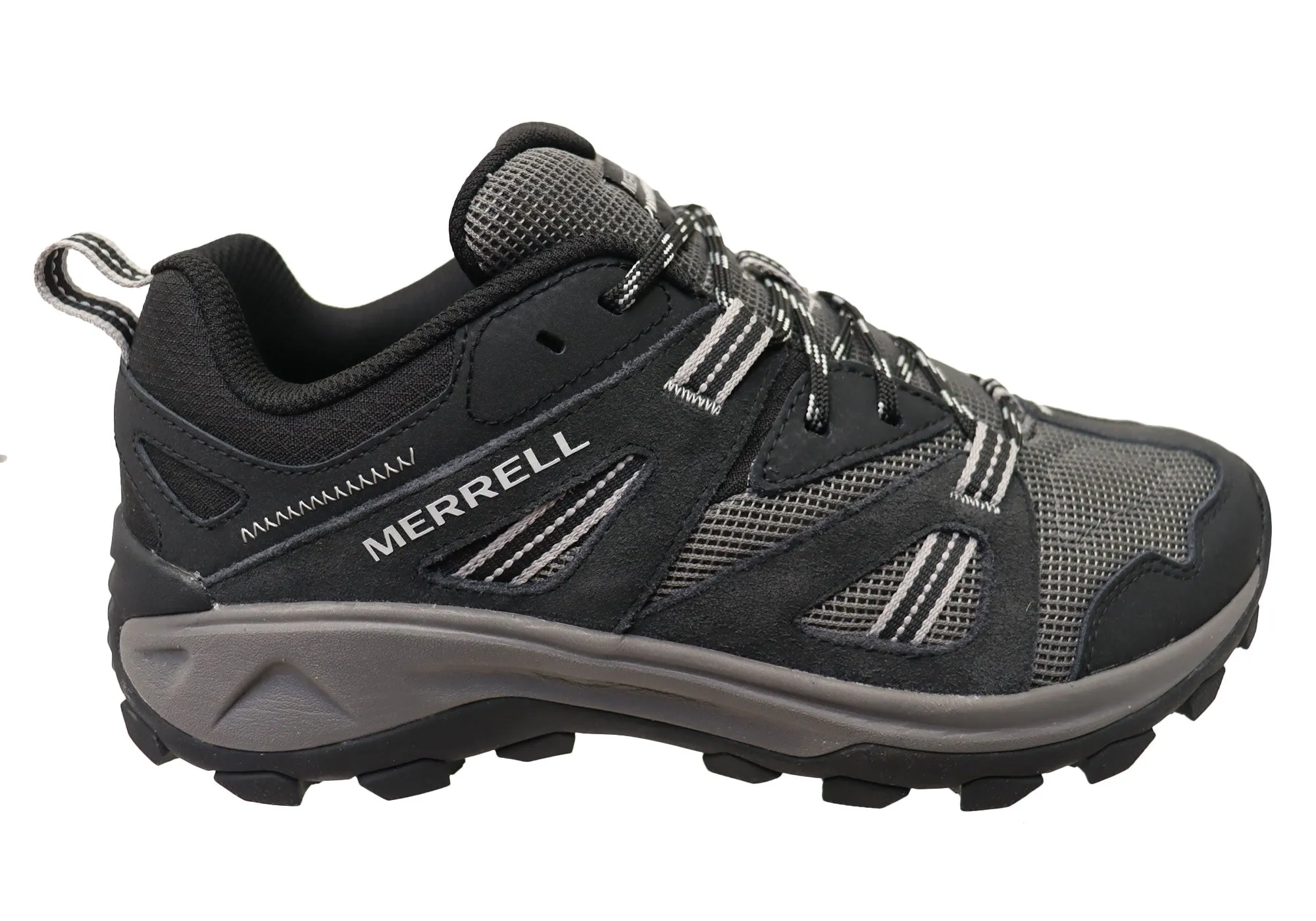 Merrell Mens Deverta 3 Comfortable Leather Hiking Shoes