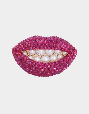 MIDNIGHT GARDEN LIP RING PINK