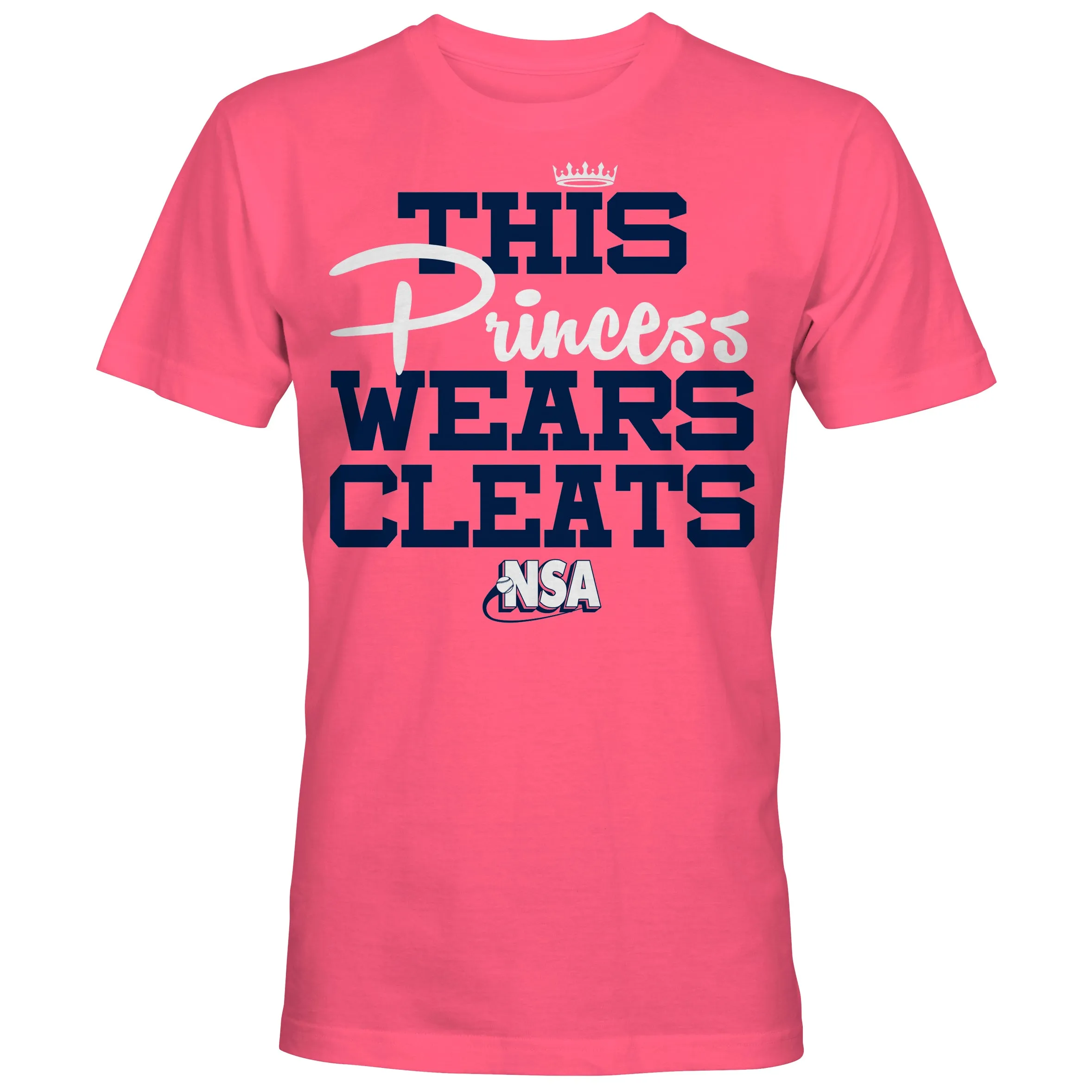 NSA This Princess Wears Cleats Short Sleeve Shirt